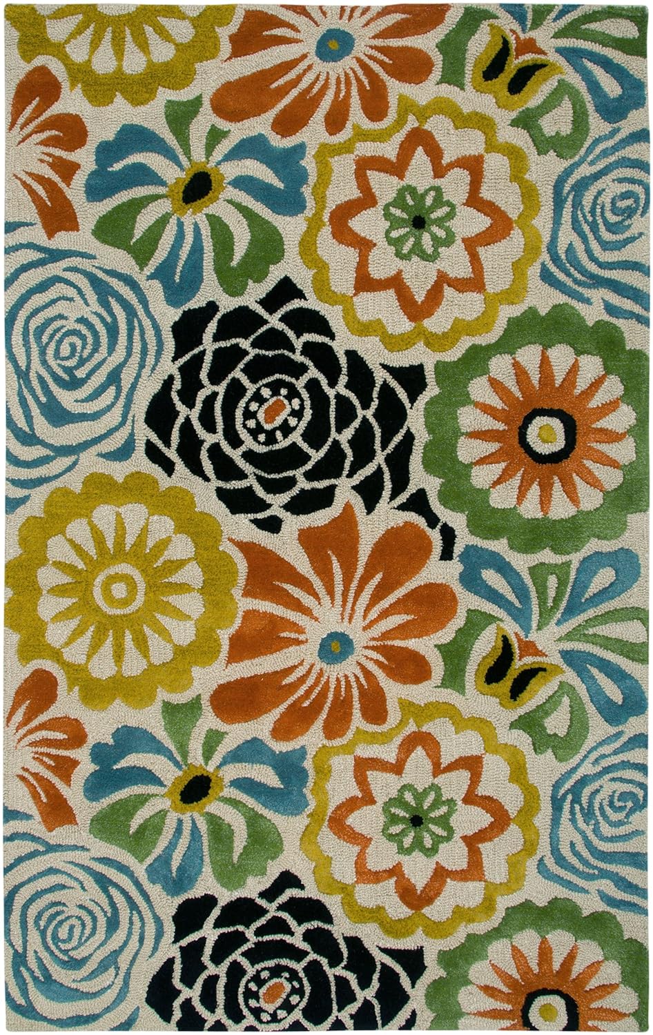 rizzy 家居尺寸手绘小地毯 米色 2 x 3 di2671-2 x 3